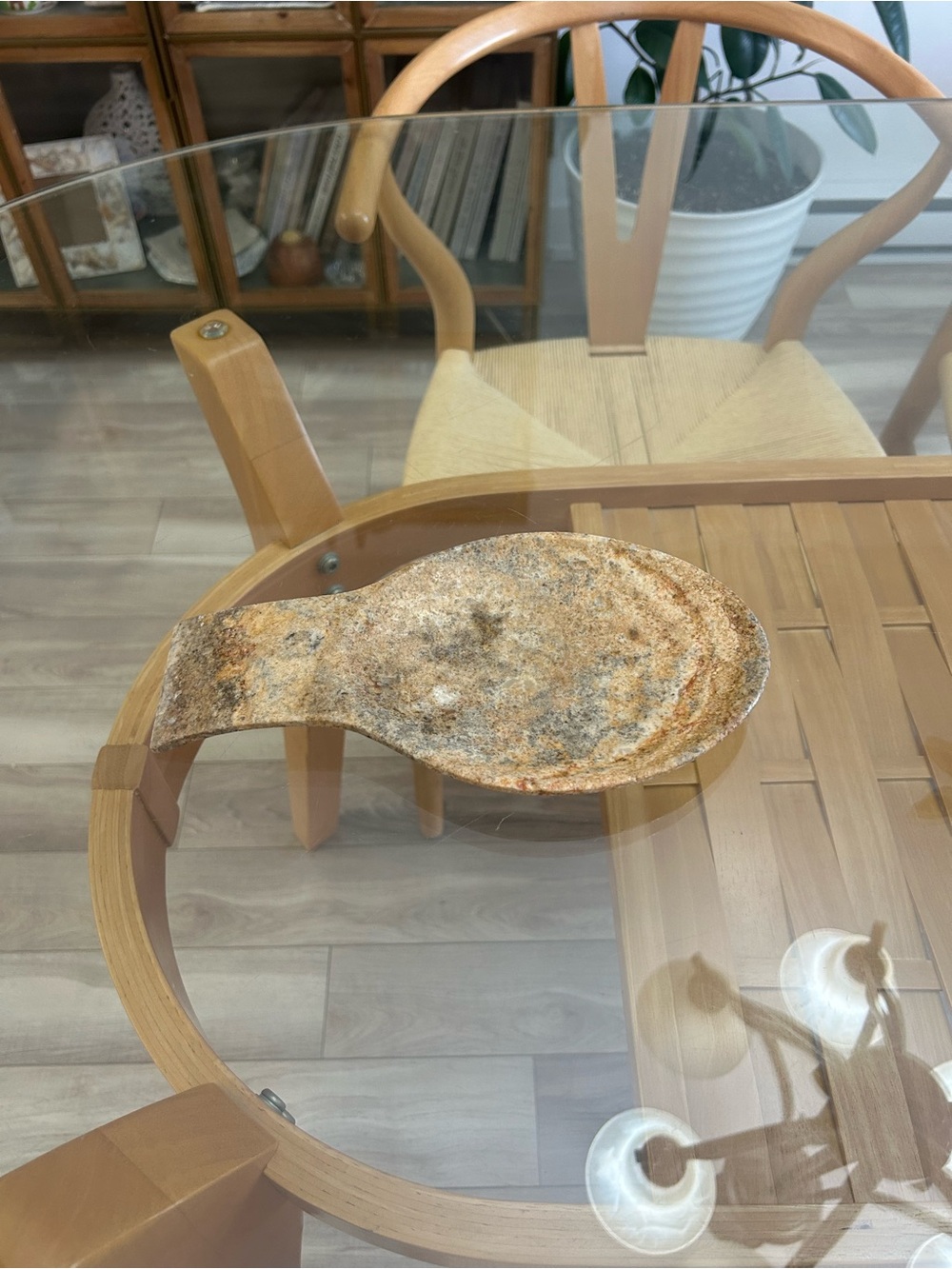 Marble Large Stoneware Spoon Rest